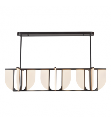LP336359UB-Anders 59-in Black dimmable LED Linear Pendant