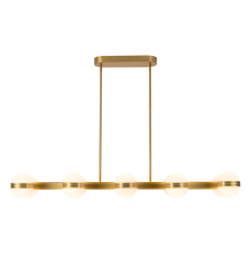 LP38148-BG-Selene 4-ft Gold dimmable LED Linear Pendant LP38148-BG-Selene 4-ft Gold dimmable LED Linear Pendant