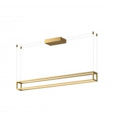  LP45548-BG-UNV-Plaza 48-in Brushed Gold LED Linear Pendant
