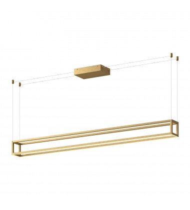 LP45560-BG-UNV-Plaza 60-in Brushed Gold LED Linear Pendant LP45560-BG-UNV-Plaza 60-in Brushed Gold LED Linear Pendant