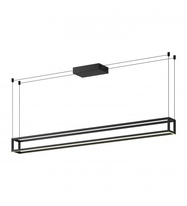  LP45560-BK-UNV-Plaza 60-in Black LED Linear Pendant