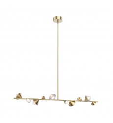 LP50851-BG-Geode 51-in Brushed Gold LED Linear Pendant