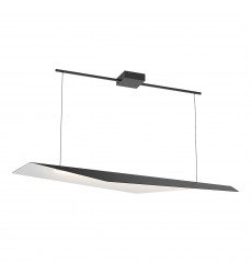  LP70548-BK/WH-Taro 48-in Black/White LED Linear Pendant
