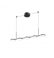 LP72237-BK-UNV-Novel 37-in Black LED Linear Pendant