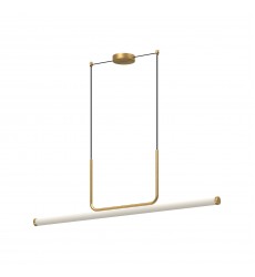  LP73048-BG-Vesper 48-in Brushed Gold LED Linear Pendant