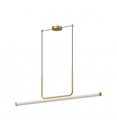  LP73048-BG-Vesper 48-in Brushed Gold LED Linear Pendant