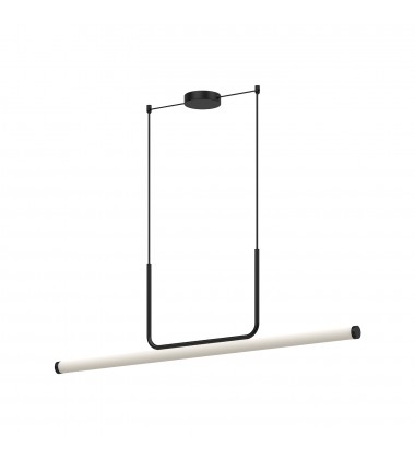  LP73048-BK-Vesper 48-in Black LED Linear Pendant
