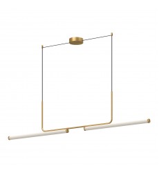  LP73073-BG-Vesper 73-in Brushed Gold LED Linear Pendant