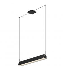 LP73536-BK/WH-UNV-Phoenix 36-in Black/White LED Linear Pendant