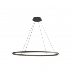  LP79140-BK-Ovale 40-in Black LED Linear Pendant
