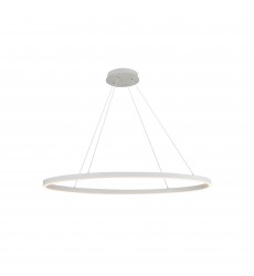  LP79140-WH-Ovale 40-in White LED Linear Pendant