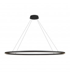  LP79153-BK-Ovale 53-in Black LED Linear Pendant