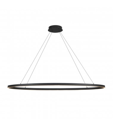 LP79153-BK-Ovale 53-in Black LED Linear Pendant