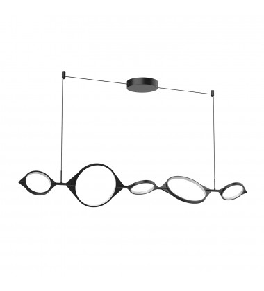  LP84457-BK-Serif 57-in Black LED Linear Pendant