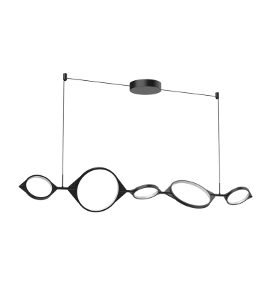LP84457-BK-UNV-Serif 57-in Black LED Linear Pendant LP84457-BK-UNV-Serif 57-in Black LED Linear Pendant