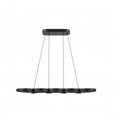  LP90838-BK-Maestro 38-in Black LED Linear Pendant