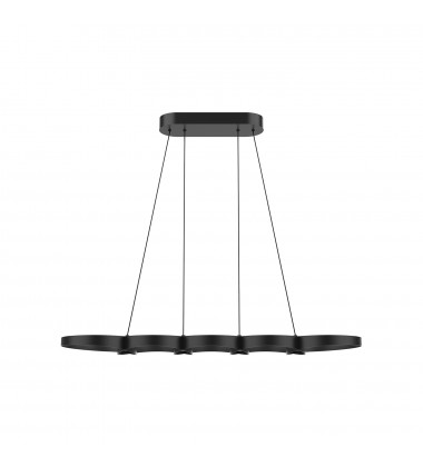  LP90838-BK-Maestro 38-in Black LED Linear Pendant