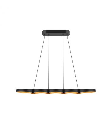 LP90838-BK/GD-UNV-Maestro 38-in Black/Gold LED Linear Pendant LP90838-BK/GD-UNV-Maestro 38-in Black/Gold LED Linear Pendant