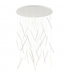 MP14850-WH-Chute 50-in White LED Multi Pendant