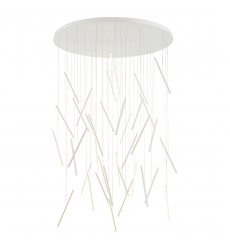 MP14850-WH-UNV-010-Chute 50-in White LED Multi Pendant