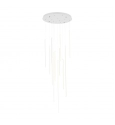  MP14924-WH-Chute 12 Head White LED Multi Pendant