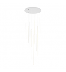 MP14924-WH-UNV-010-Chute 12 Head White LED Multi Pendant