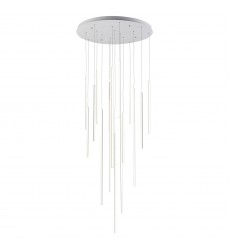  MP14932-WH-Chute 16 Head White LED Multi Pendant