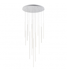 MP14932-WH-UNV-010-Chute 16 Head White LED Multi Pendant