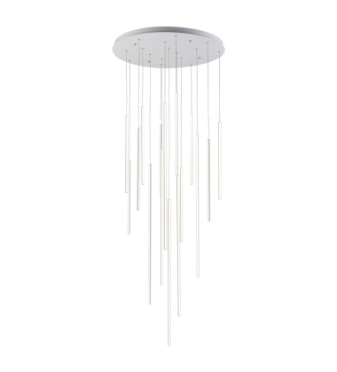MP14932-WH-UNV-010-Chute 16 Head White LED Multi Pendant MP14932-WH-UNV-010-Chute 16 Head White LED Multi Pendant
