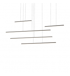MP14960-BK-UNV-010-Chute Motion 60-in Black LED Multi Pendant