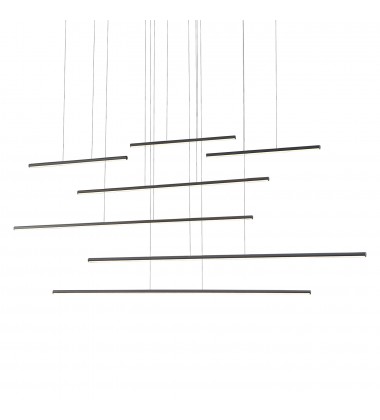 MP14970-BK-Chute Motion 70-in Black LED Multi Pendant MP14970-BK-Chute Motion 70-in Black LED Multi Pendant