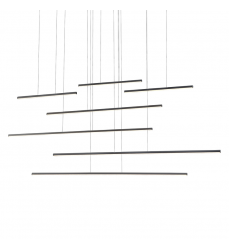 MP14970-BK-UNV-010-Chute Motion 70-in Black LED Multi Pendant