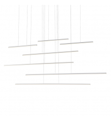 MP14970-WH-UNV-010-Chute Motion 70-in White LED Multi Pendant