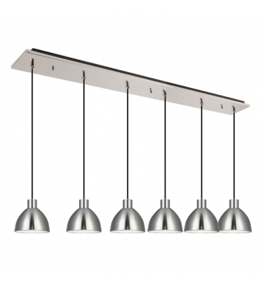 MP1706BN-06-Chroma 42-in Brushed Nickel 6-Light Multi Pendant