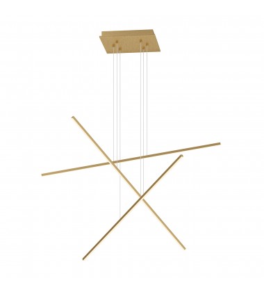  MP18203-BG-Vega Minor 3 Head Brushed Gold LED Multi Pendant