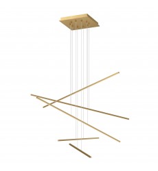  MP18205-BG-Vega Minor 5 Head Brushed Gold LED Multi Pendant