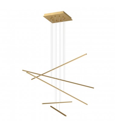 MP18205-BG-Vega Minor 5 Head Brushed Gold LED Multi Pendant