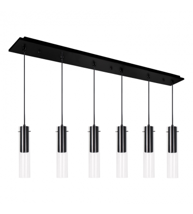 MP21703BK-06-Lena 41-in Black 6-Light Multi Pendant