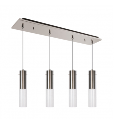 MP21703BN-04-Lena 25-in Brushed Nickel 4-Light Multi Pendant