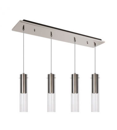 MP21703BN-04-Lena 25-in Brushed Nickel 4-Light Multi Pendant MP21703BN-04-Lena 25-in Brushed Nickel 4-Light Multi Pendant
