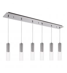 MP21703CH-06-Lena 41-in Chrome 6-Light Multi Pendant