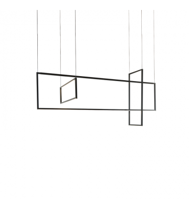 MP28356-BK-UNV-010-Arkell 56-in Black LED Multi Pendant MP28356-BK-UNV-010-Arkell 56-in Black LED Multi Pendant