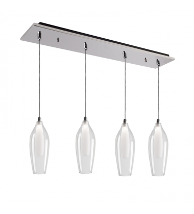 MP3004CH-04-Victoria 25-in Chrome 4-Light Multi Pendant