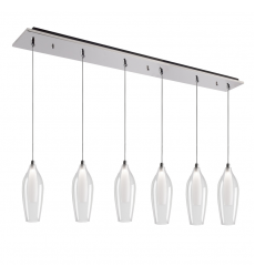 MP3004CH-06-Victoria 42-in Chrome 6-Light Multi Pendant