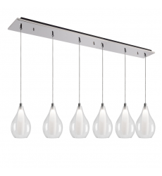 MP3005CH-06-Victoria 42-in Chrome 6-Light Multi Pendant
