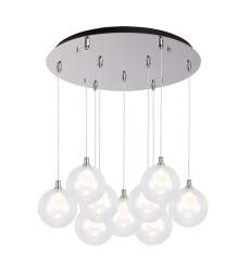 MP3106CH-09-Bolla 20-in Chrome 9-Light Multi Pendant