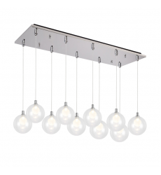 MP3106CH-10-Bolla 29-in Chrome 10-Light Multi Pendant