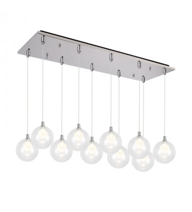 MP3106CH-10-Bolla 29-in Chrome 10-Light Multi Pendant MP3106CH-10-Bolla 29-in Chrome 10-Light Multi Pendant