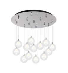 MP3106CH-13-Bolla 25-in Chrome 13-Light Multi Pendant