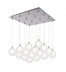 MP3106CH-16-Bolla 21-in Chrome 16-Light Multi Pendant